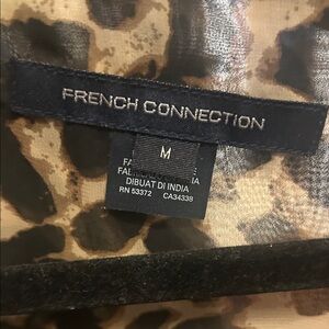 French Connection Animal Print Blouse
